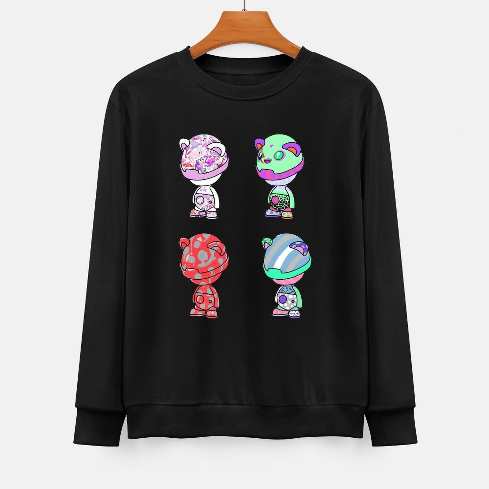 Long Sleeve With Front PatternSolid Long Lasting